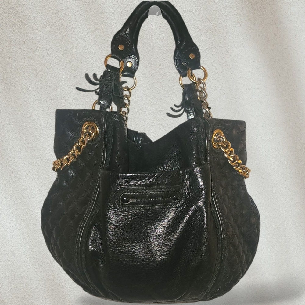 Juicy Couture Brogue Leather Duchess Tote Bag